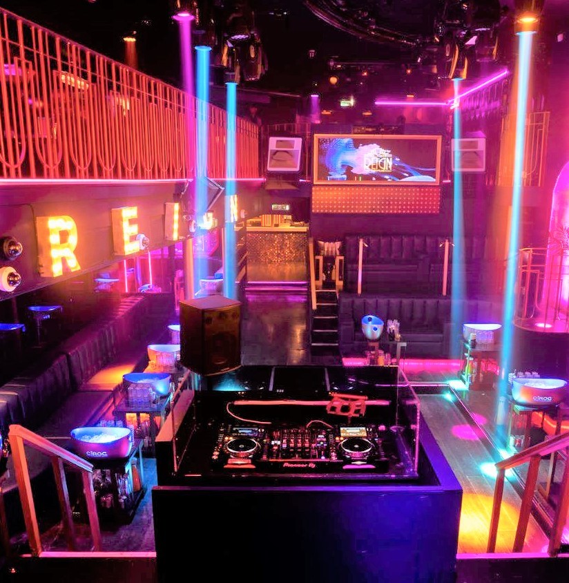 Reign London nightclub interior